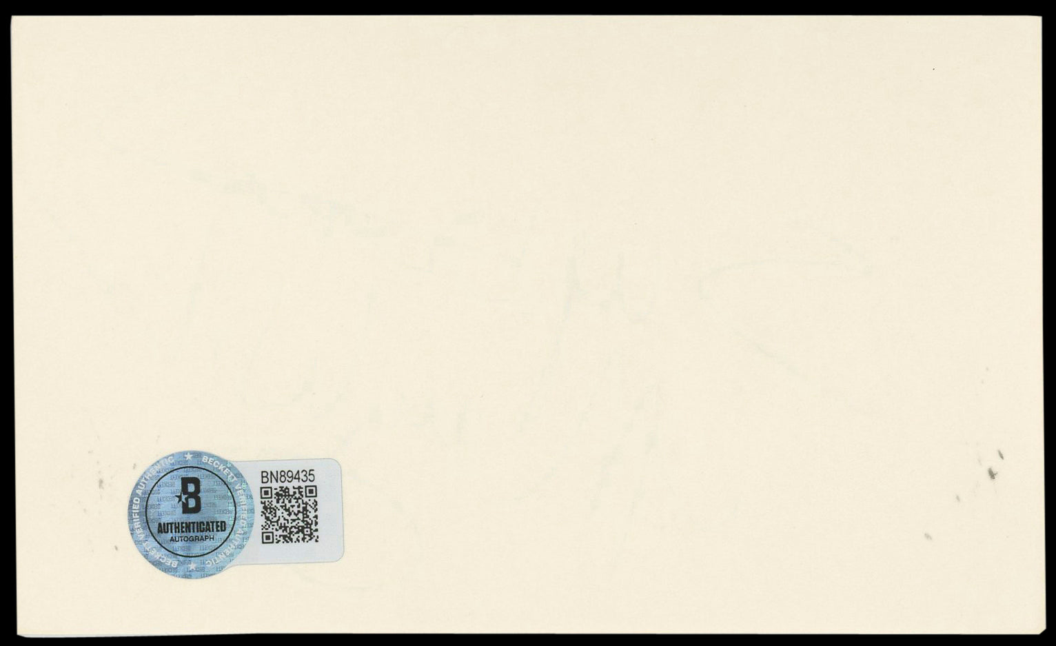 Mary Wilson Singer "Supremes" Authentic Signed 3x5 Index Card BAS #BN89435