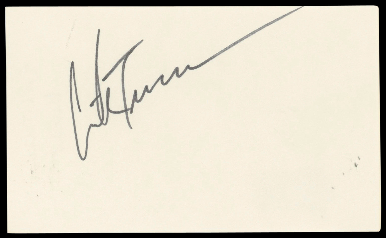 Erik Turner Musician Authentic Signed 3x5 Index Card Autographed BAS #BN89441