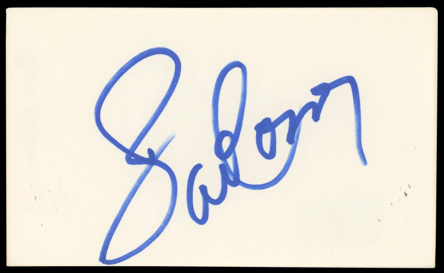 Bart Conner Olympics Authentic Signed 3x5 Index Card Autographed BAS #BN89443