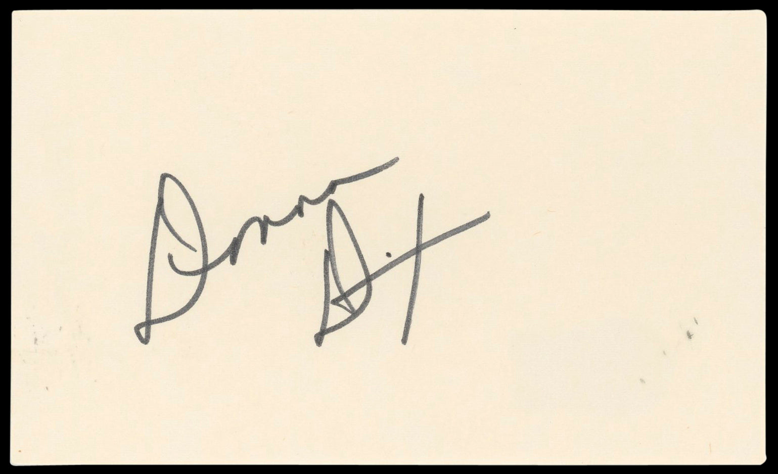 Donna Dixon Spies Like Us Authentic Signed 3x5 Index Card BAS #BN89444