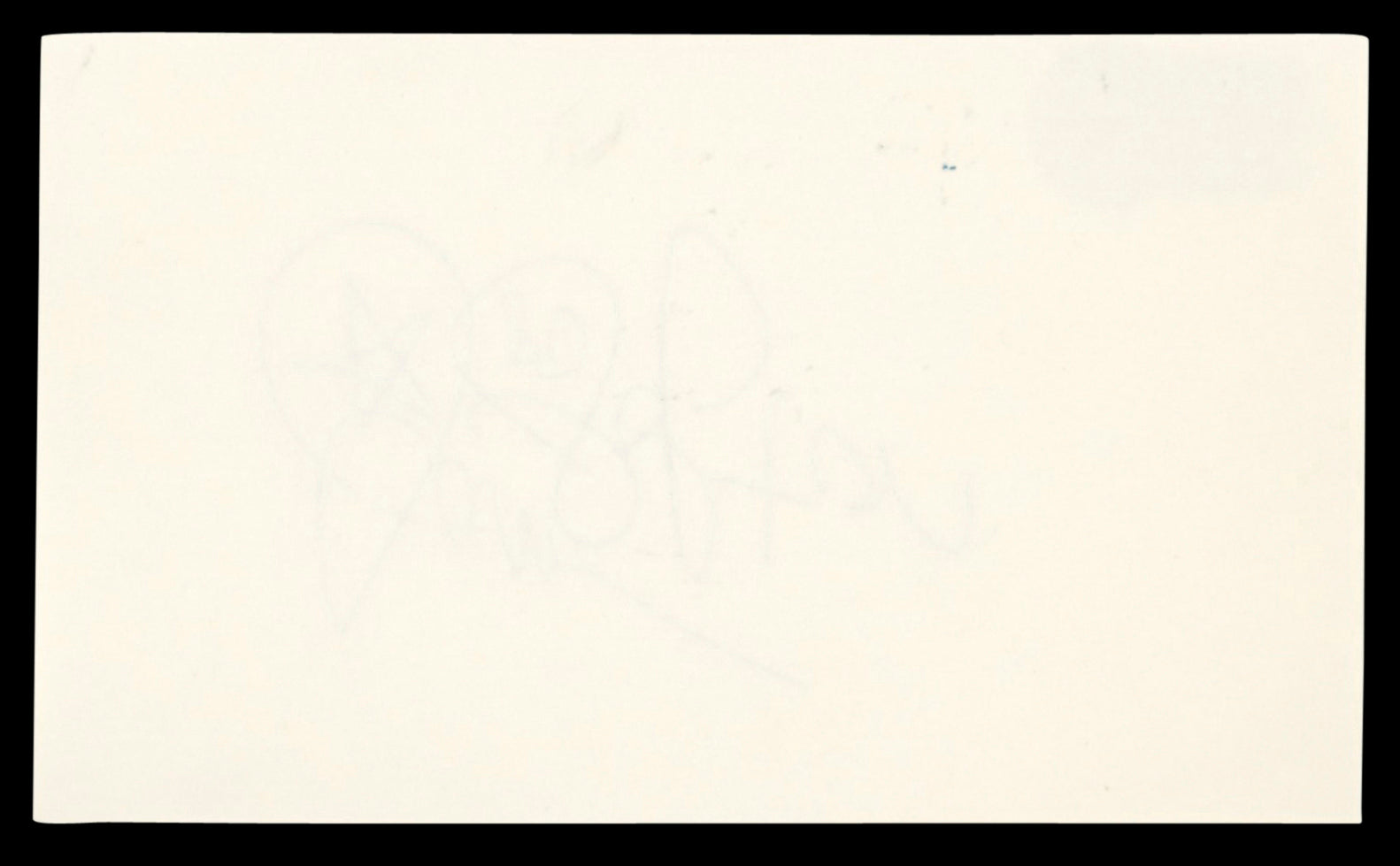 Packers James Lofton "80" Authentic Signed 3x5 Index Card BAS #BT03645