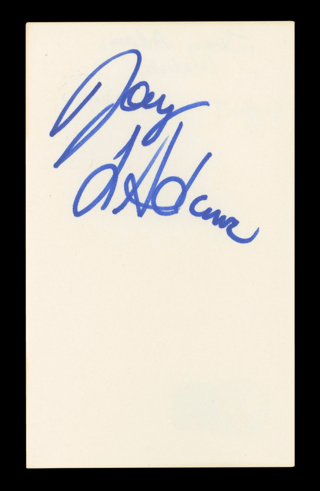Joey Lauren Adams Big Daddy Signed 3x5 Index Card Autographed BAS #AD70168