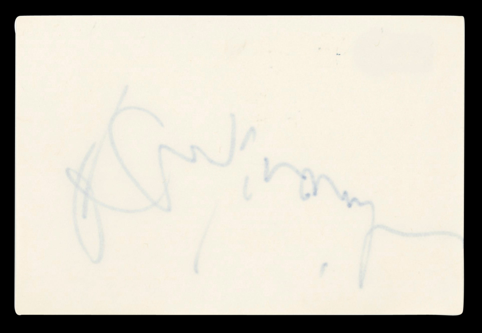 Barry Manilow Musician Authentic Signed 3x5 Index Card Autographed BAS #BT03668