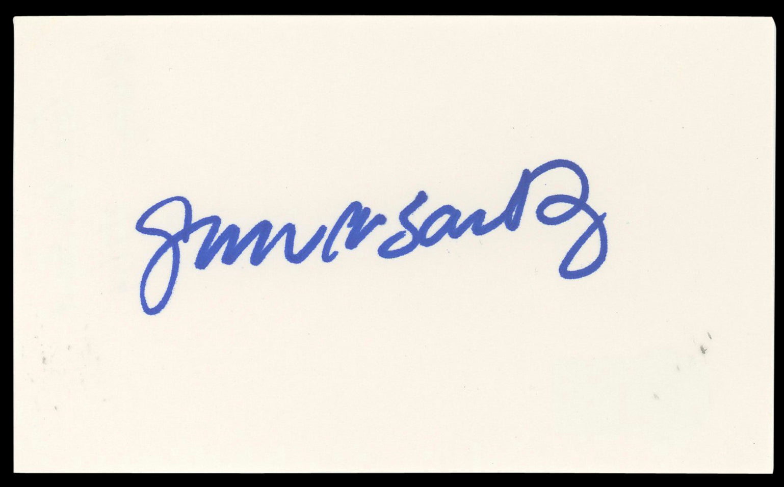 Gus Van Sant Elephant Authentic Signed 3x5 Index Card Autographed BAS #BN89179