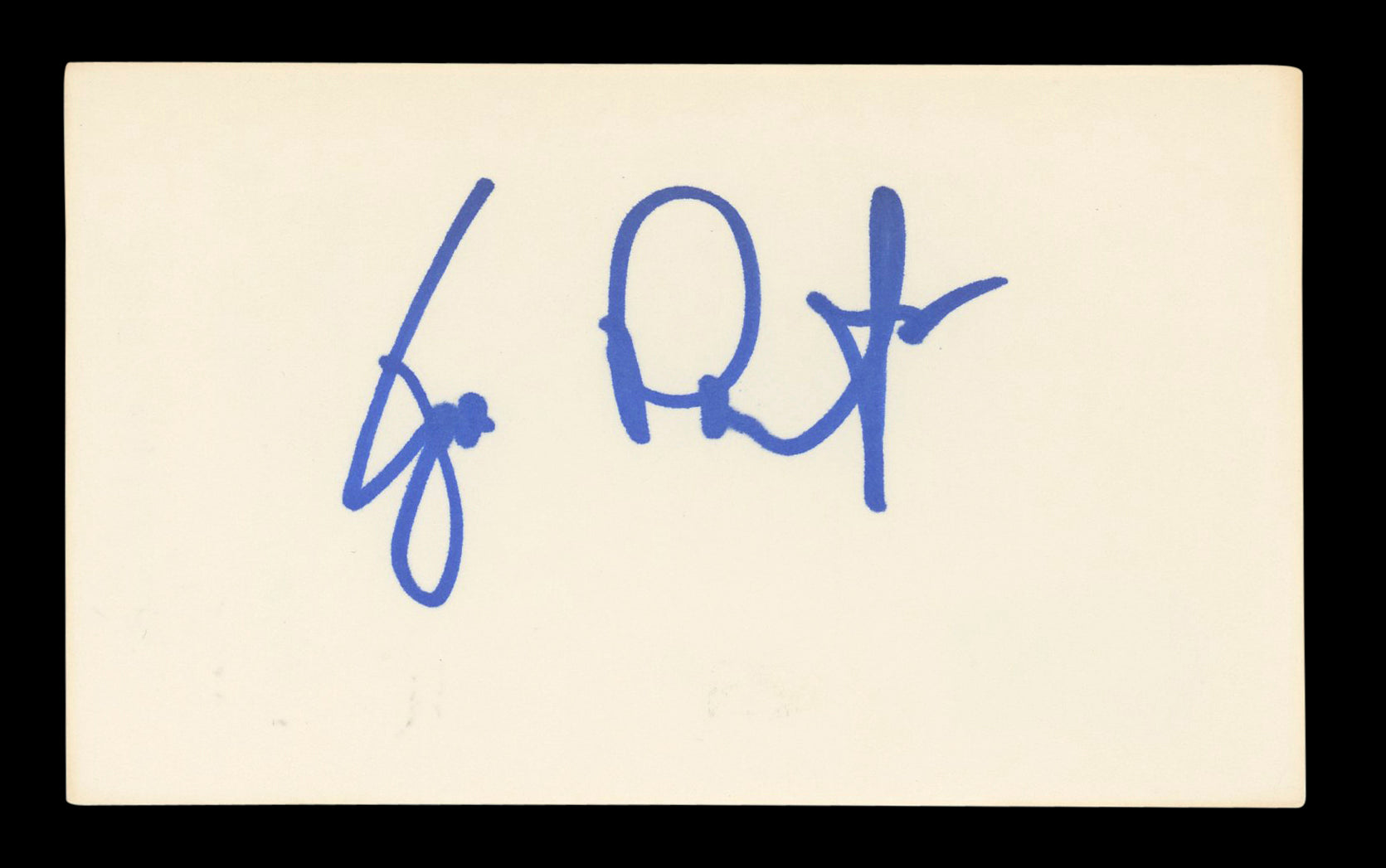Joe Pantoliano The Sopranos Authentic Signed 3x5 Index Card BAS #BL96444