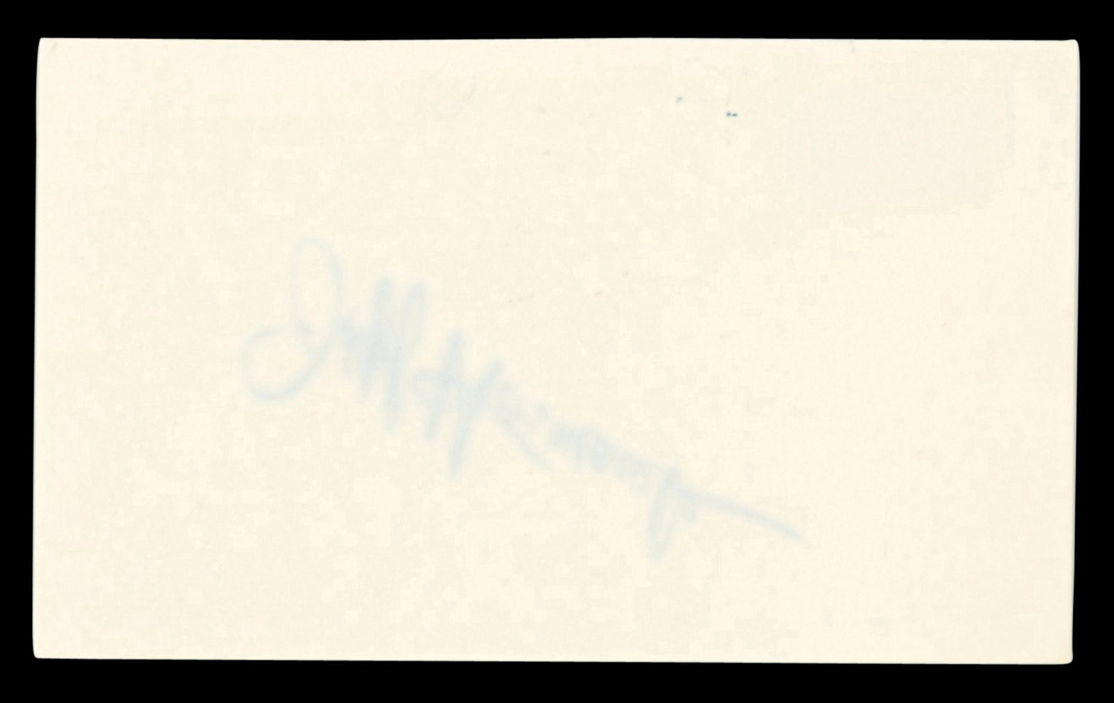 Suns Jeff Hornacek Authentic Signed 3x5 Index Card Autographed BAS #BT03657