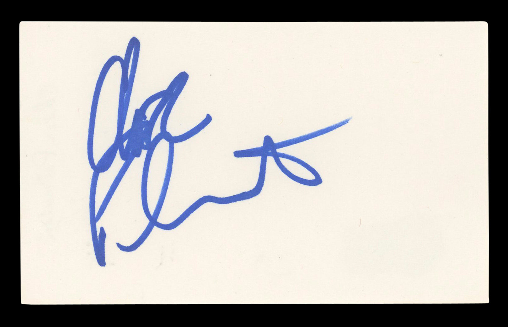 Chazz Palminteri A Bronx Tale Authentic Signed 3x5 Index Card BAS #BL96447