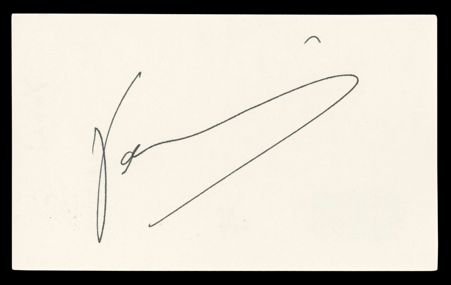 Yanni Musician Authentic Signed 3x5 Index Card Autographed BAS #BL98476