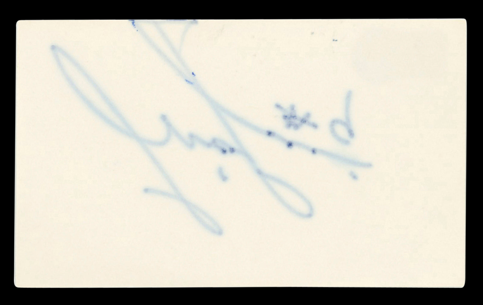 Sparks Lisa Leslie #9 Authentic Signed 3x5 Index Card Autographed BAS #BT03666