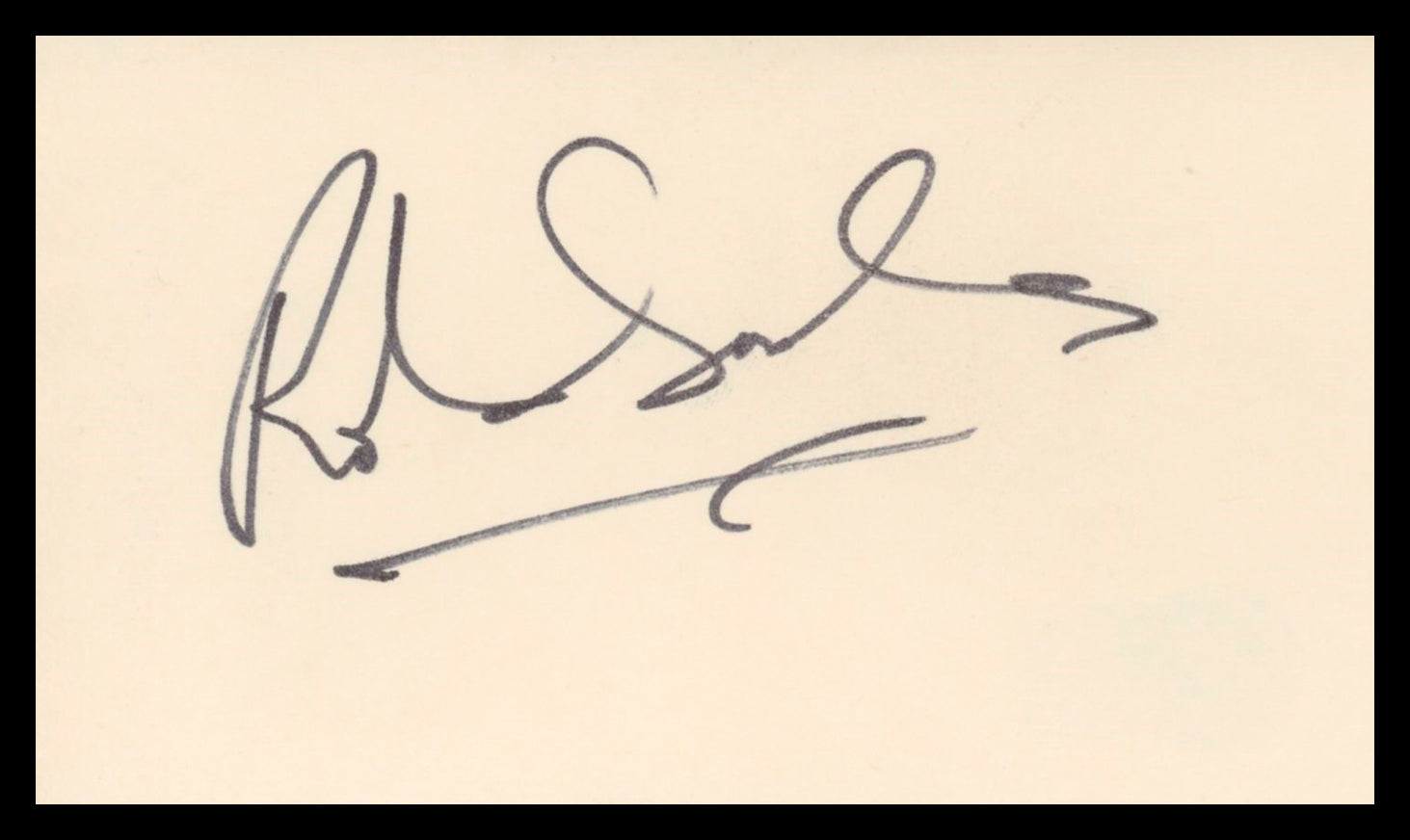 Robin Sachs Buffy the Vampire Slayer Signed 3x5 Index Card BAS #BV02172