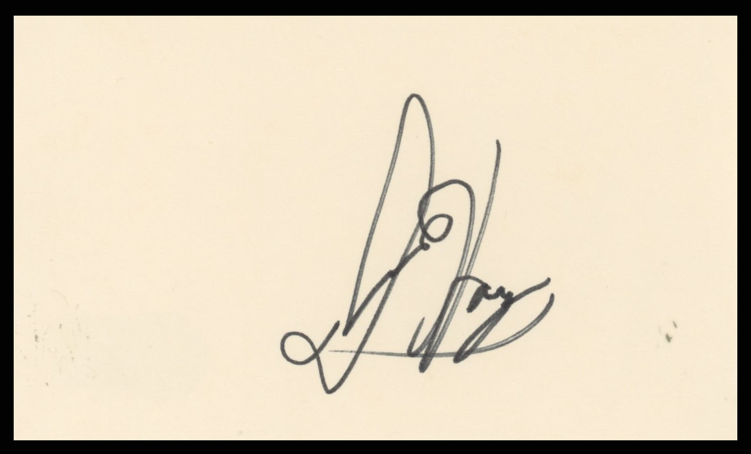 Isaac Hayes South Park Authentic Signed 3x5 Index Card Autographed BAS #BR26833