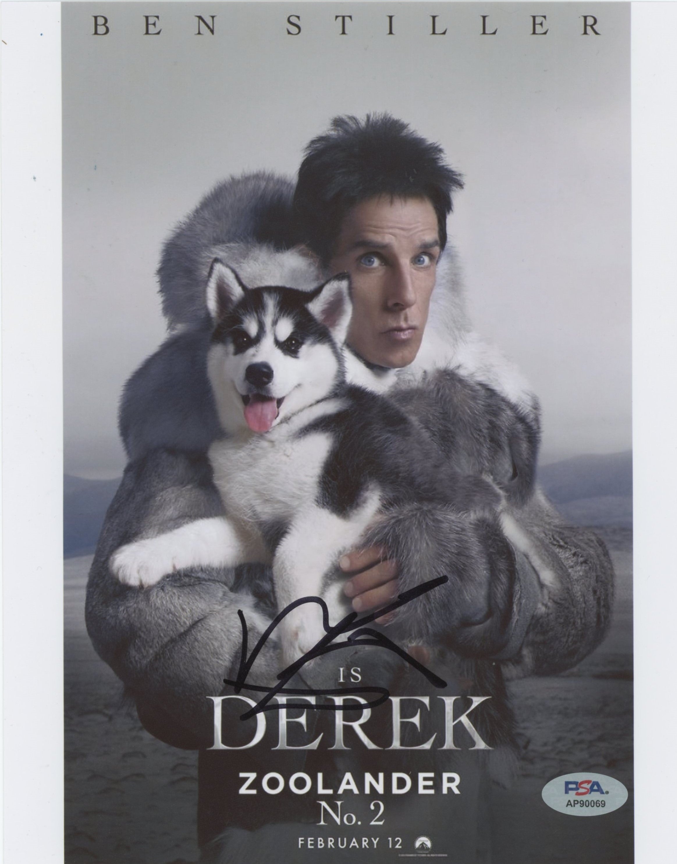Ben Stiller Zoolander 2 Authentic Signed 8x10 Vertical Photo PSA/DNA #AP90069