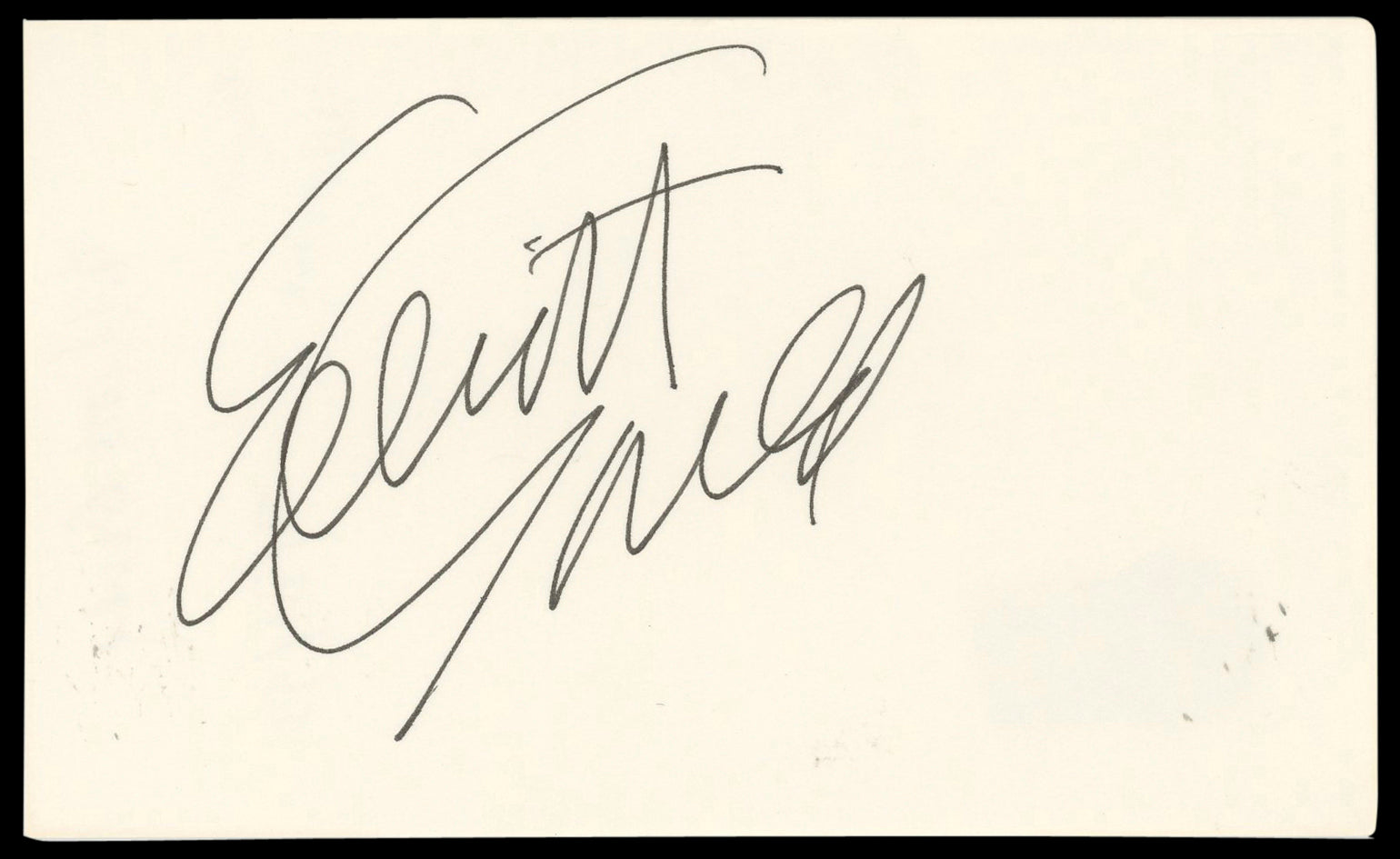 Elliott Gould M*A*S*H Authentic Signed 3x5 Index Card Autographed BAS #BN89193