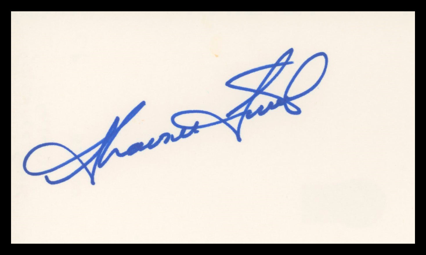 Shawnee Smith Saw Authentic Signed 3x5 Index Card Autographed BAS #BV02175