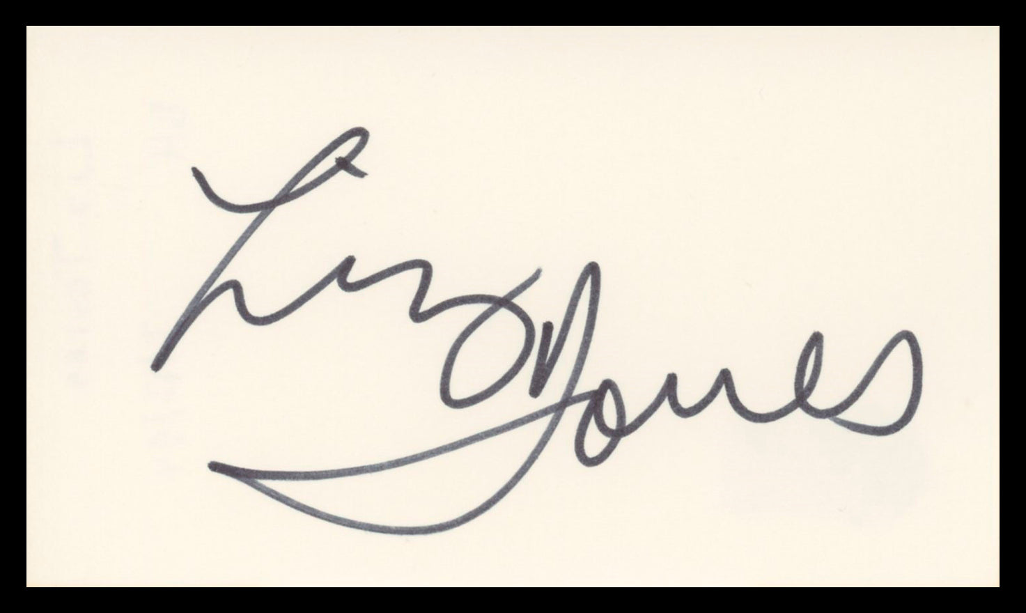 Liz Torres Gilmore Girls Authentic Signed 3x5 Index Card BAS #BV02177