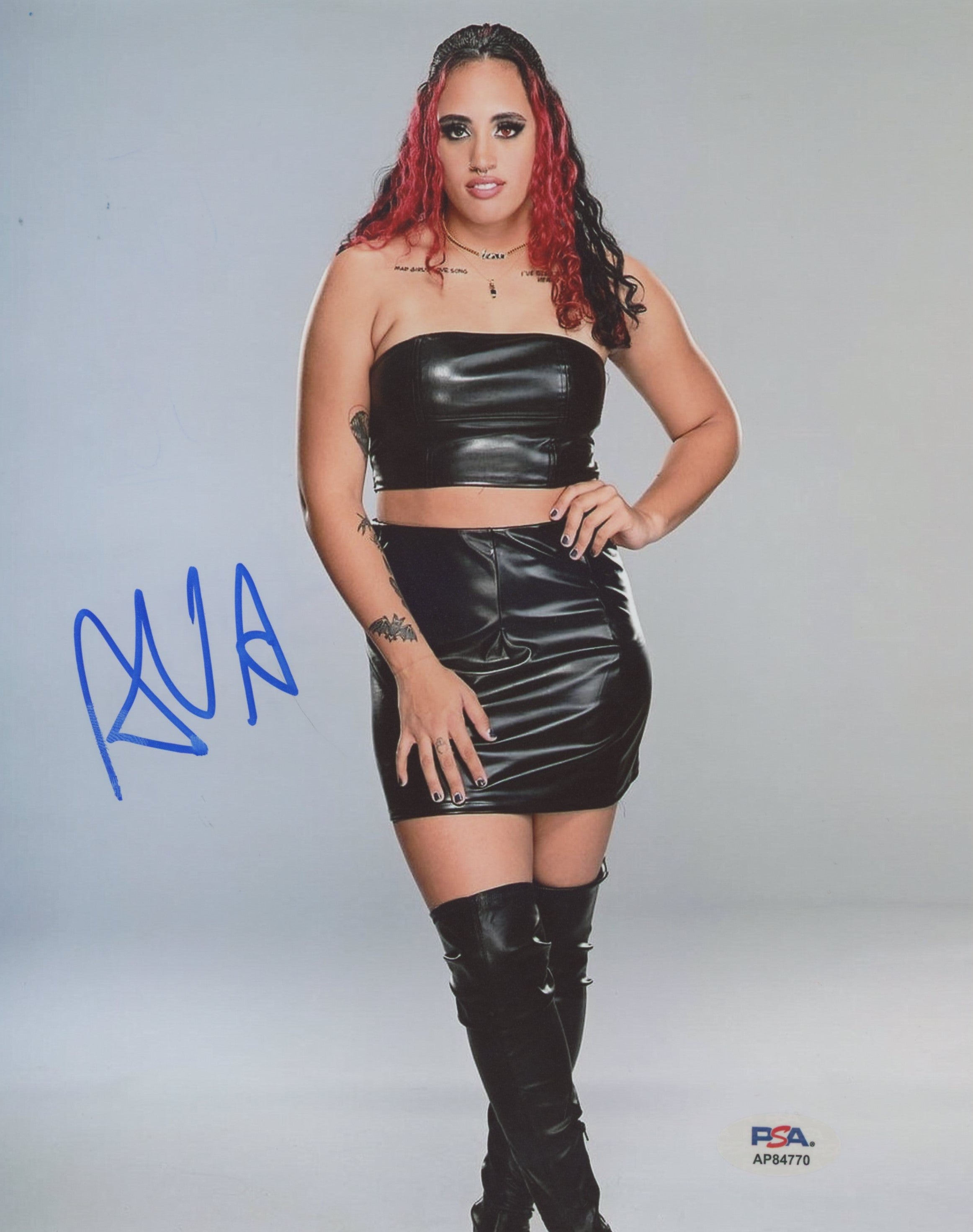 WWE Ava Raine Authentic Signed 8x10 Vertical Photo PSA/DNA #AP84770