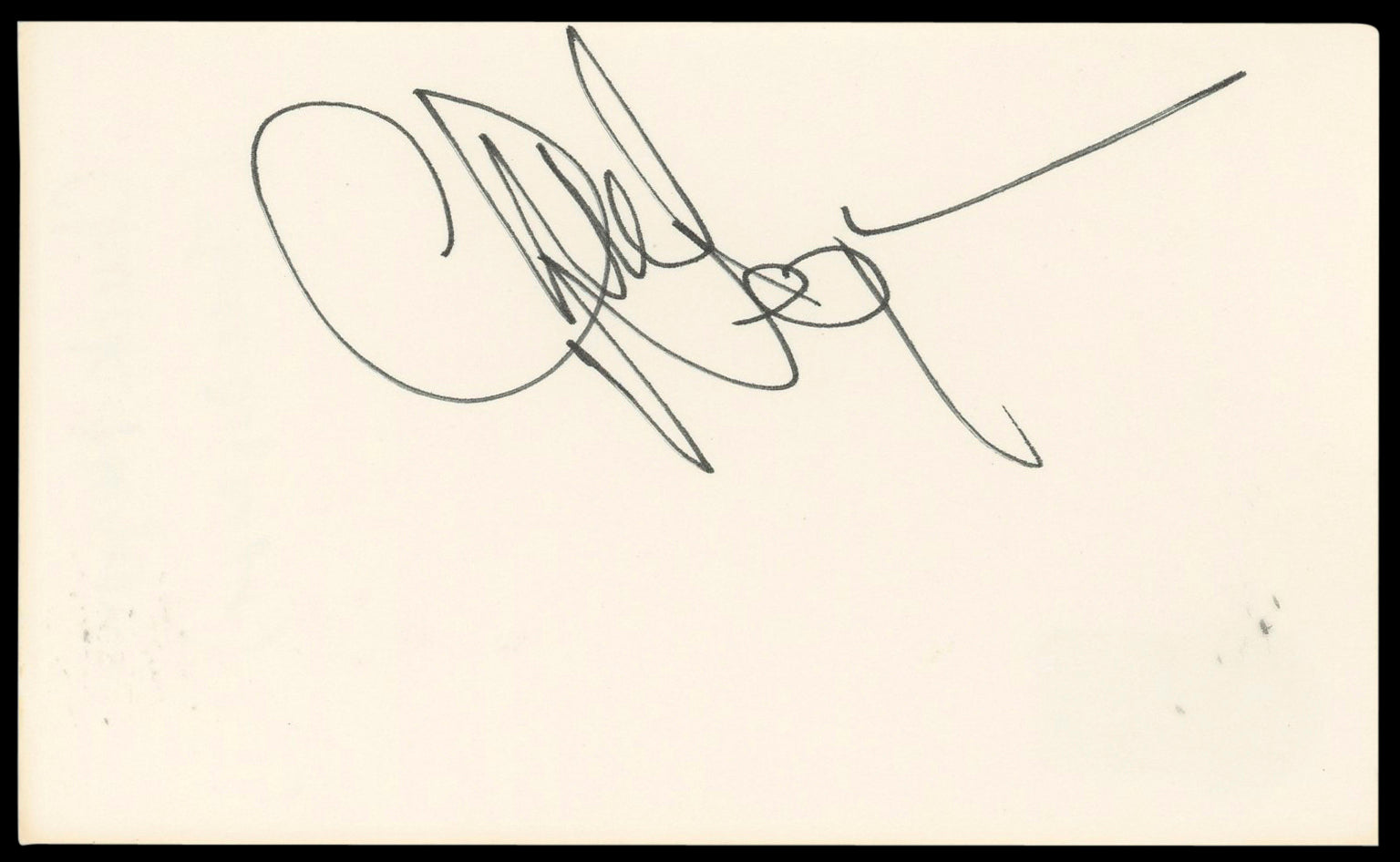 Chuck Negron Singer Authentic Signed 3x5 Index Card Autographed BAS #BN89204