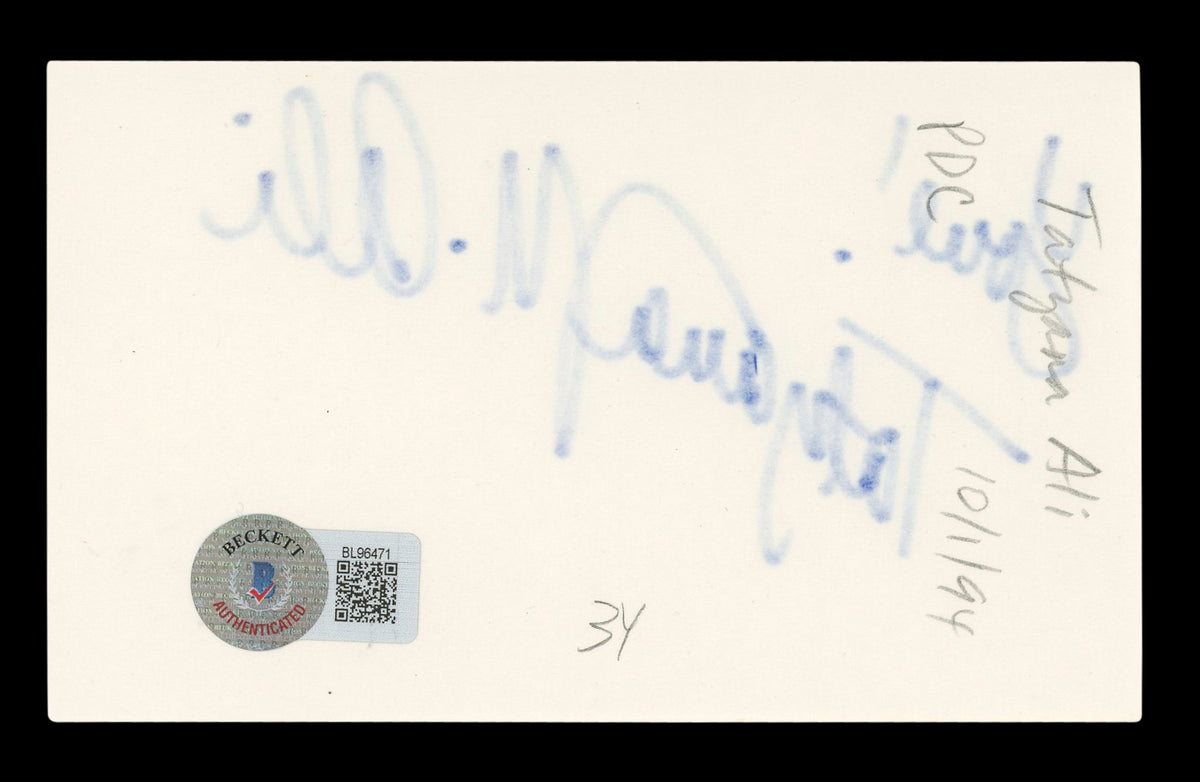 Tatyana Ali Fresh Prince of Bel-Air "Love!" Signed 3x5 Index Card BAS #BL96471