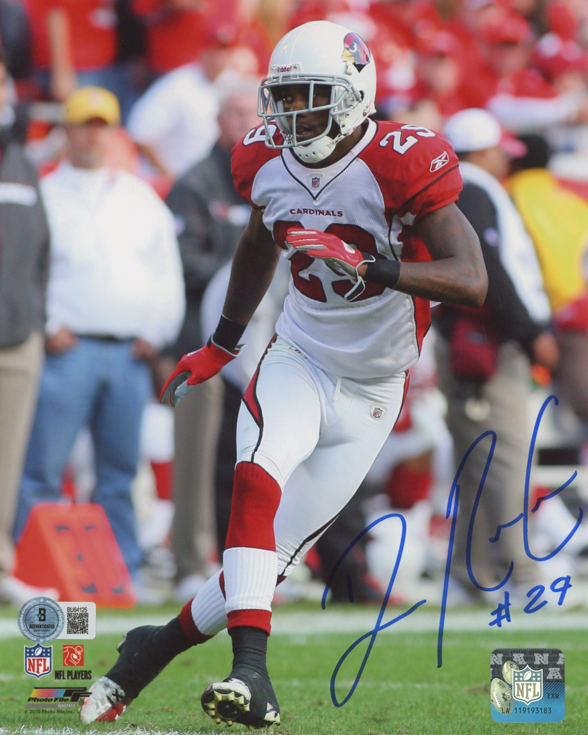 Cardinals Dominique Rodgers-Cromartie Authentic Signed 8x10 Photo BAS #BU64125