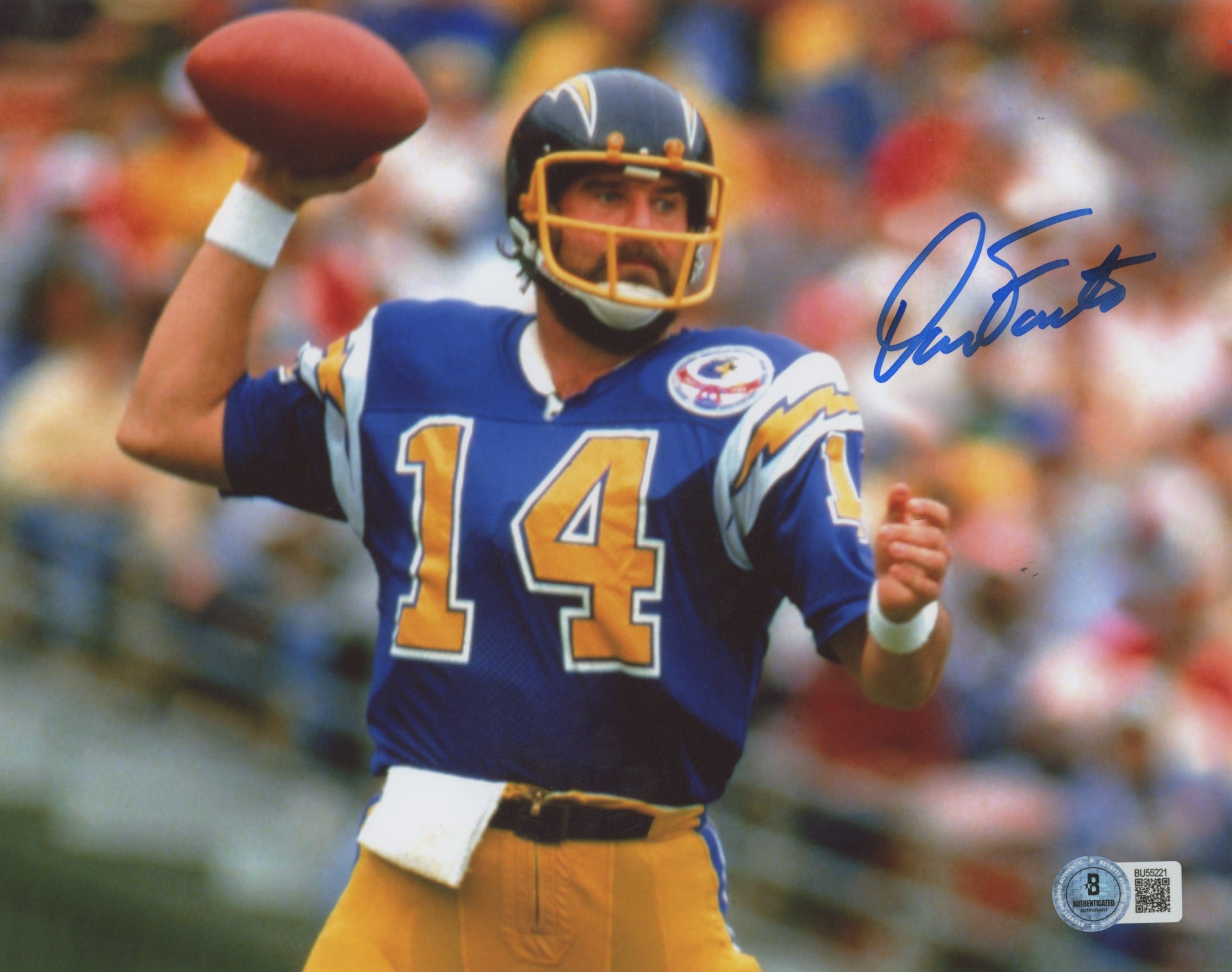 Chargers Dan Fouts Authentic Signed 8x10 Horizontal Photo Autographed BAS 3