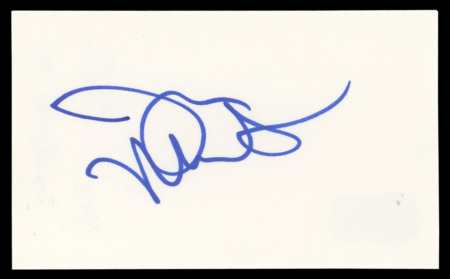 Joe Mantegna Criminal Minds Authentic Signed 3x5 Index Card BAS #BN06420