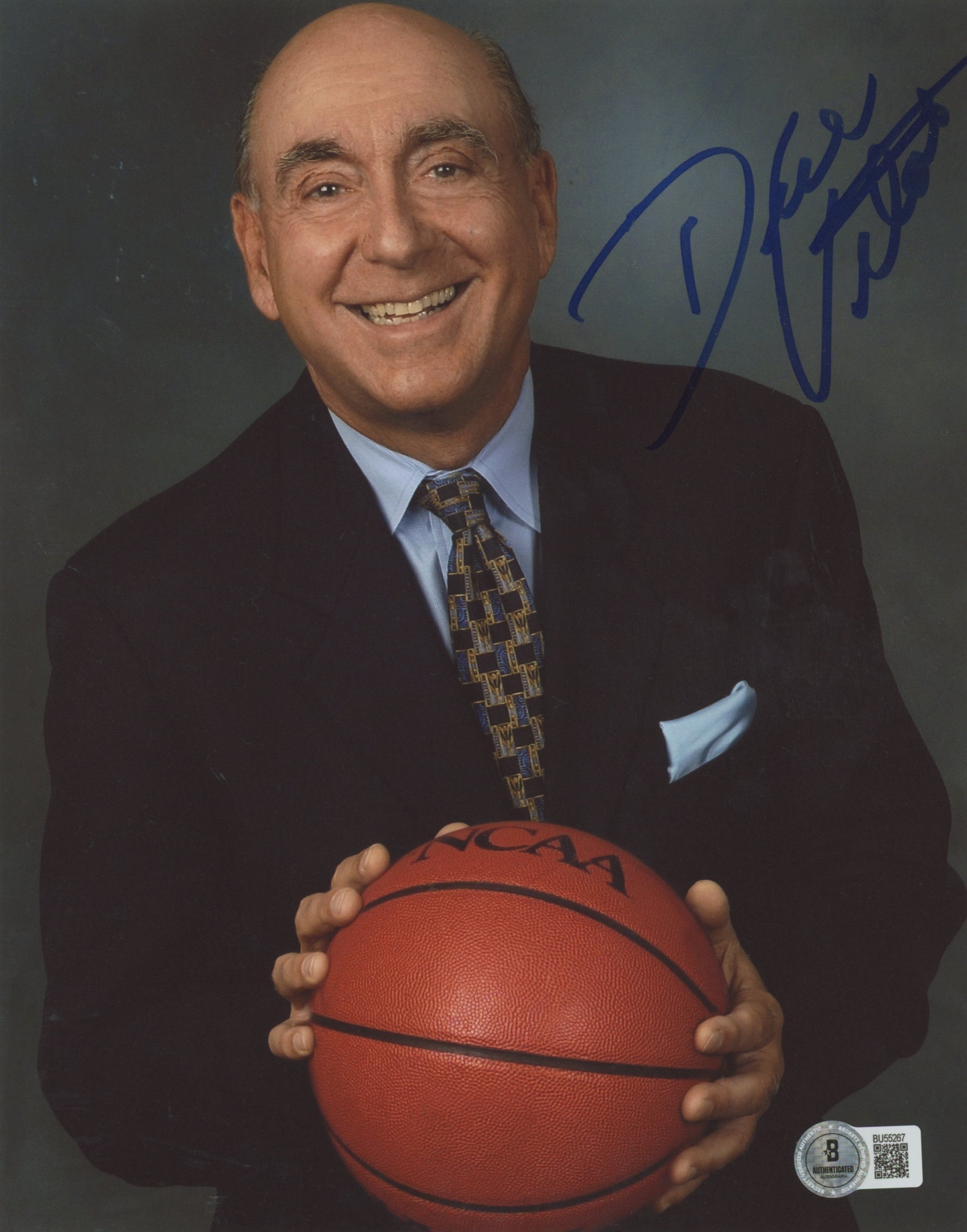 Dick Vitale Authentic Signed 8x10 Vertical Photo Autographed BAS 11