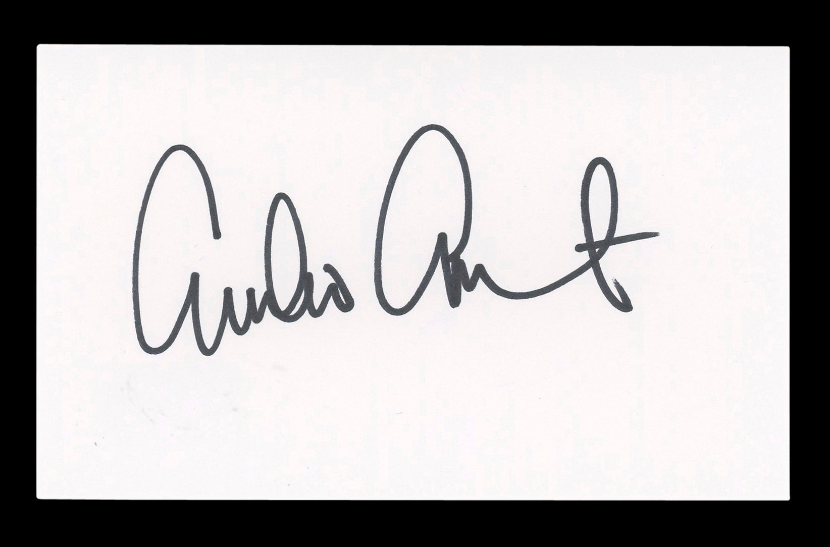 Emilio Estevez The Breakfast Club Signed 3x5 Index Card Autographed BAS #BM57004