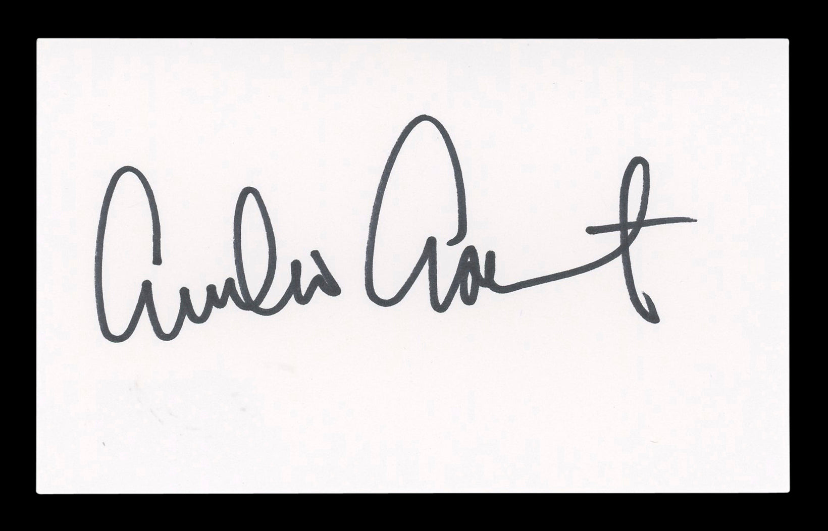 Emilio Estevez The Breakfast Club Signed 3x5 Index Card Autographed BAS #BM57003
