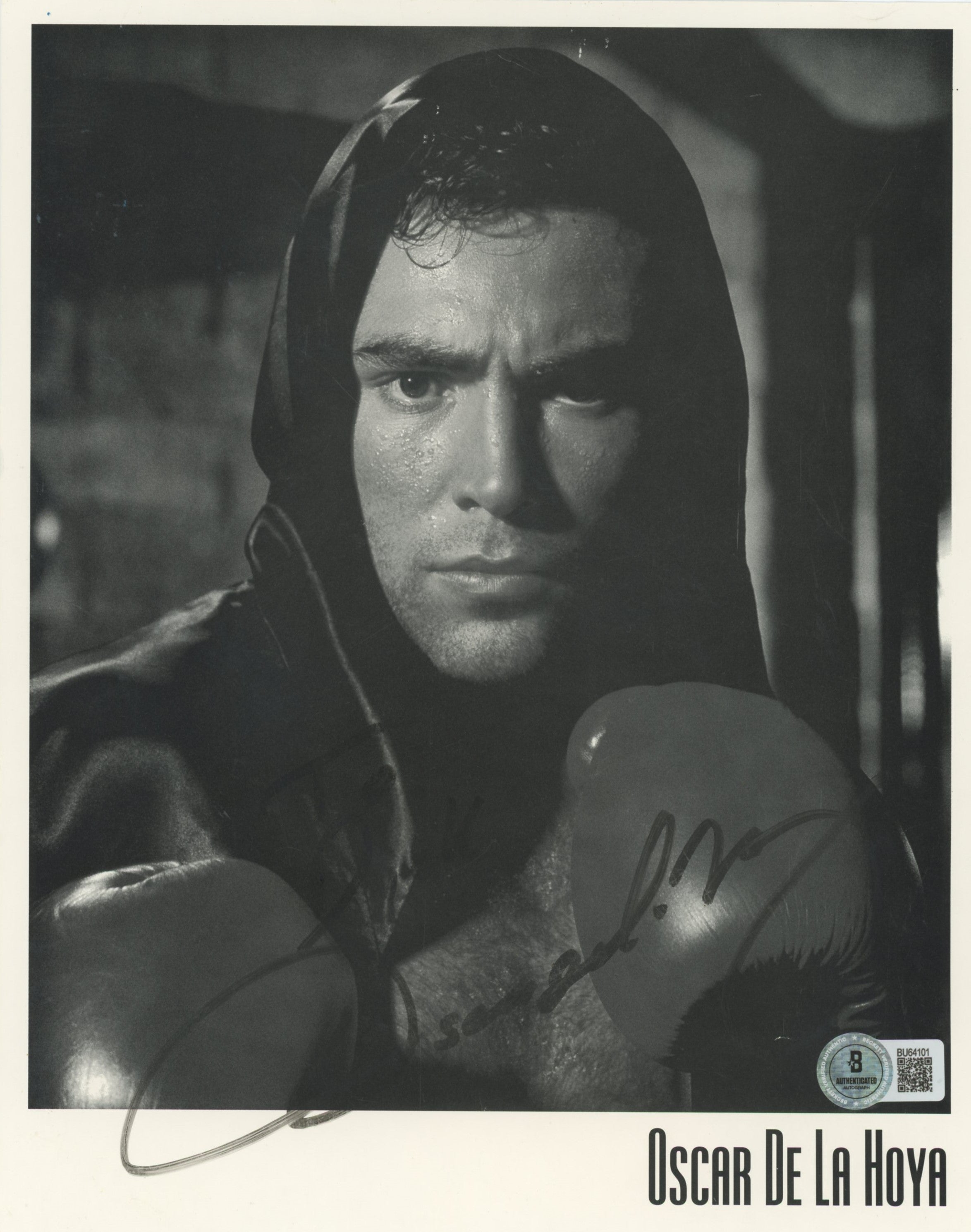 Oscar De La Hoya "To Dick" Authentic Signed 8x10 Photo Autographed BAS #BU64101