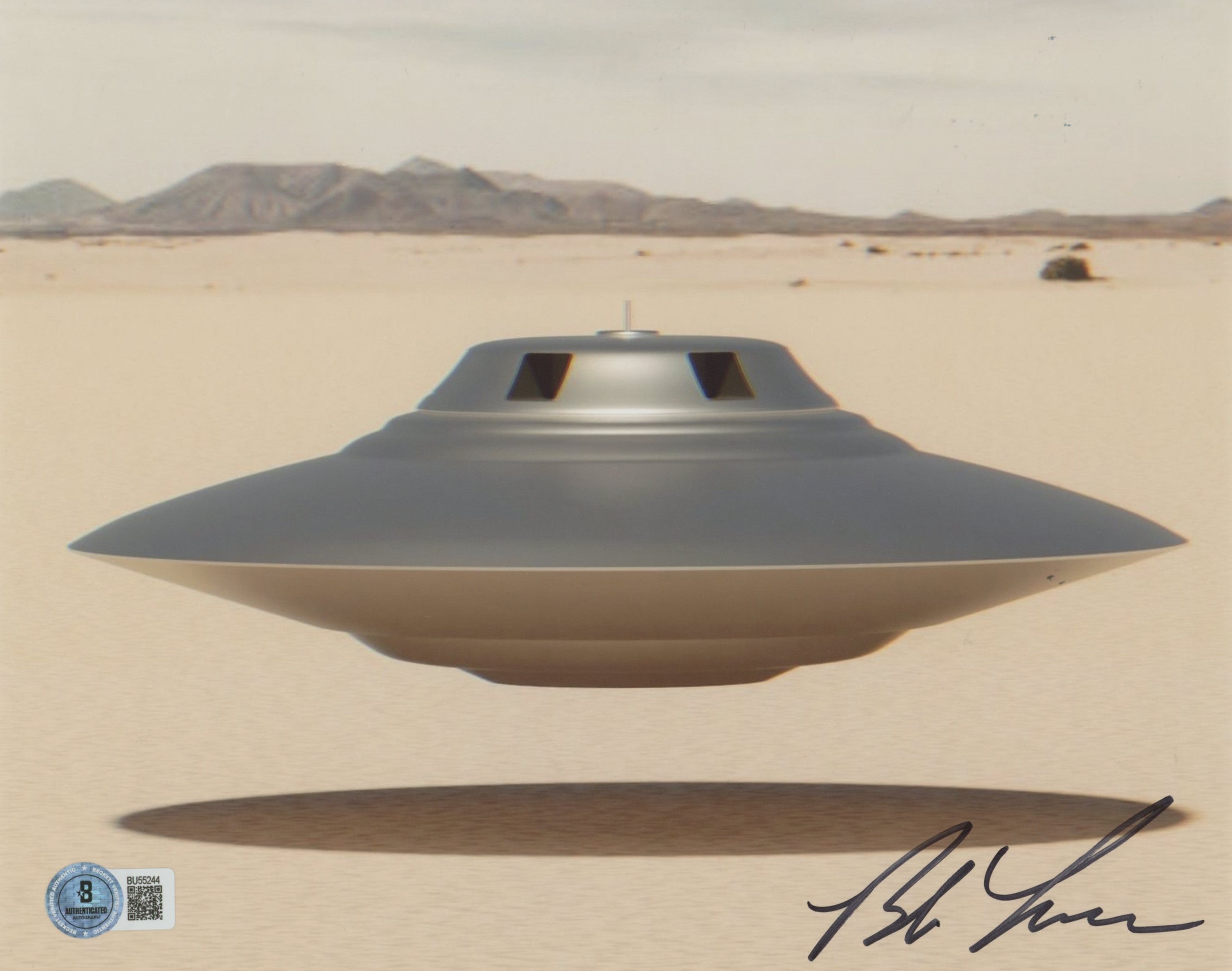 Bob Lazar Area 51 & Flying Saucers Authentic Signed 8x10 Horizontal Photo BAS 2