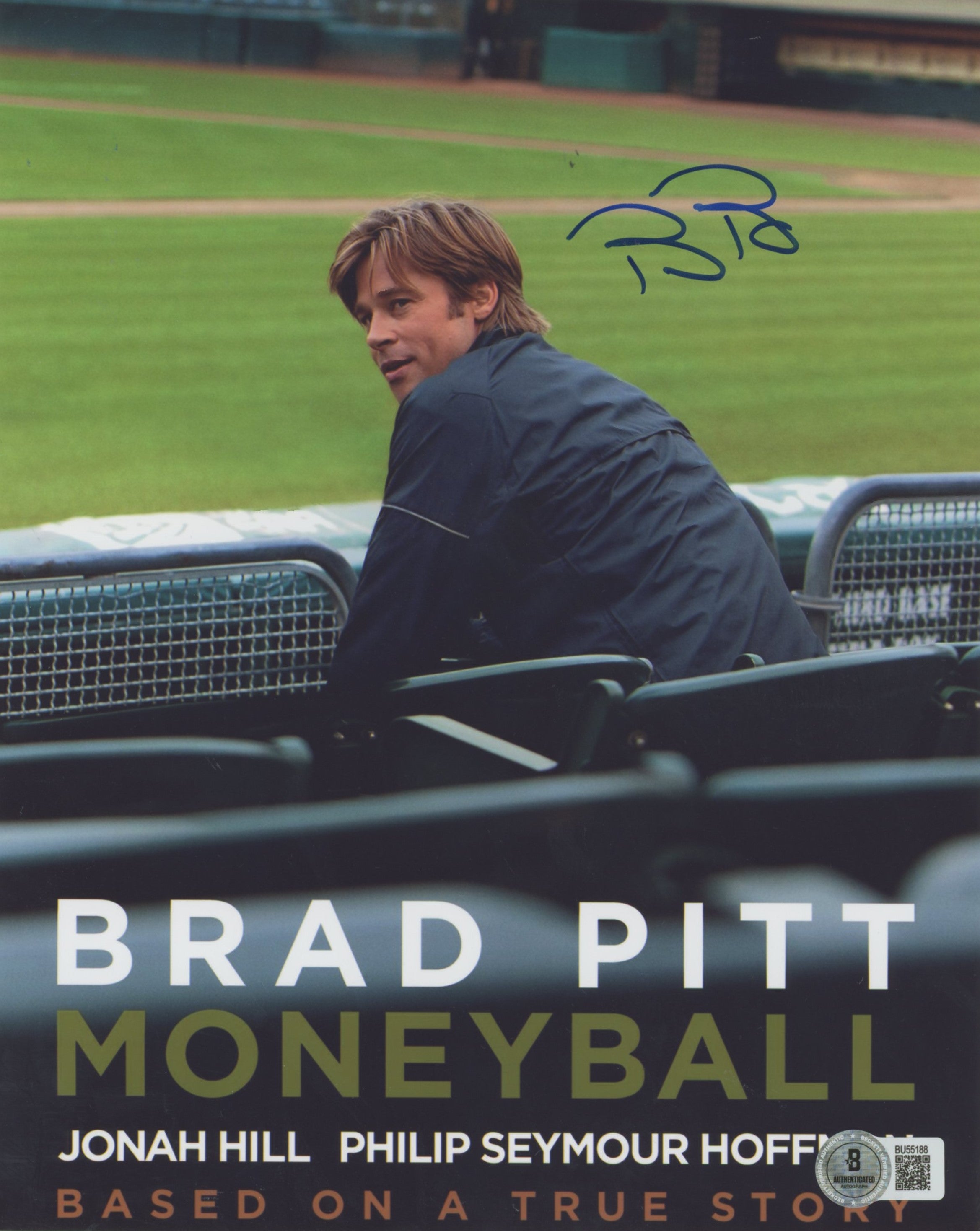 Billy Beane Moneyball Authentic Signed 8x10 Vertical Photo Autographed BAS 11
