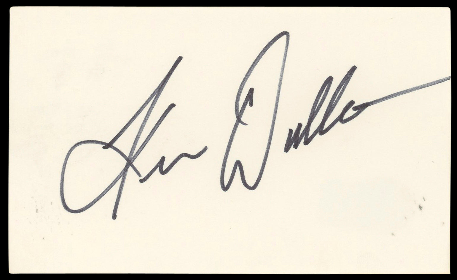 Keir Dullea 2001: A Space Odyssey Authentic Signed 3x5 Index Card BAS #BN89237