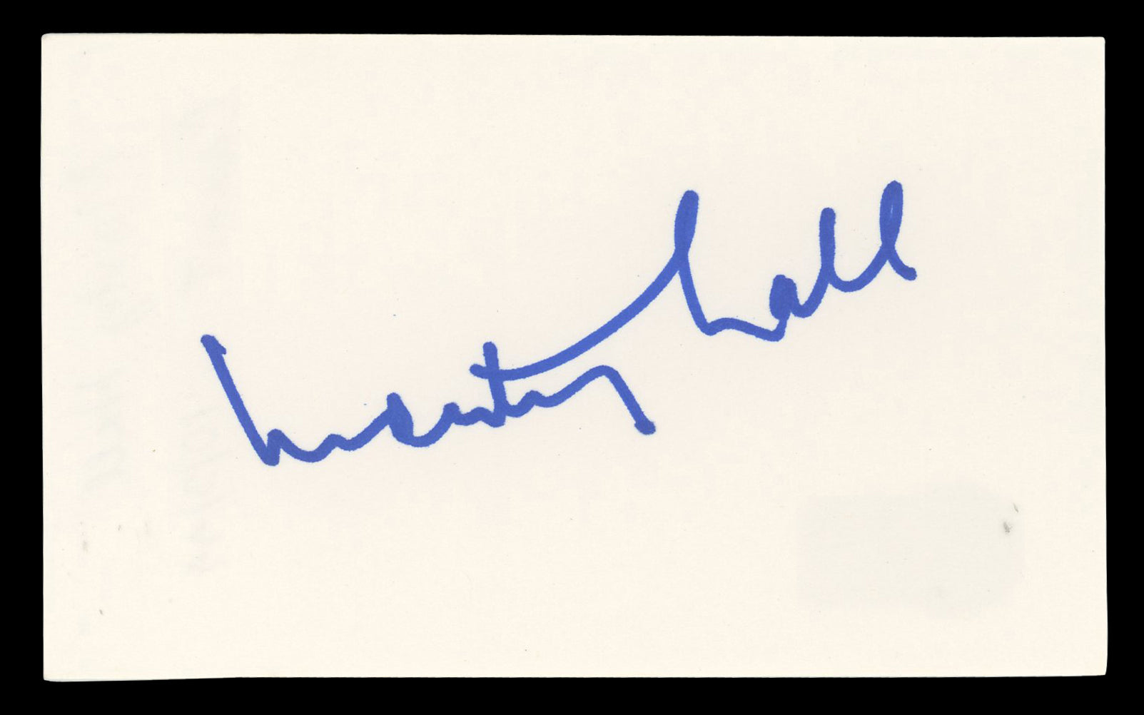 Monty Hall Let's Make A Deal Authentic Signed 3x5 Index Card BAS #BN06446