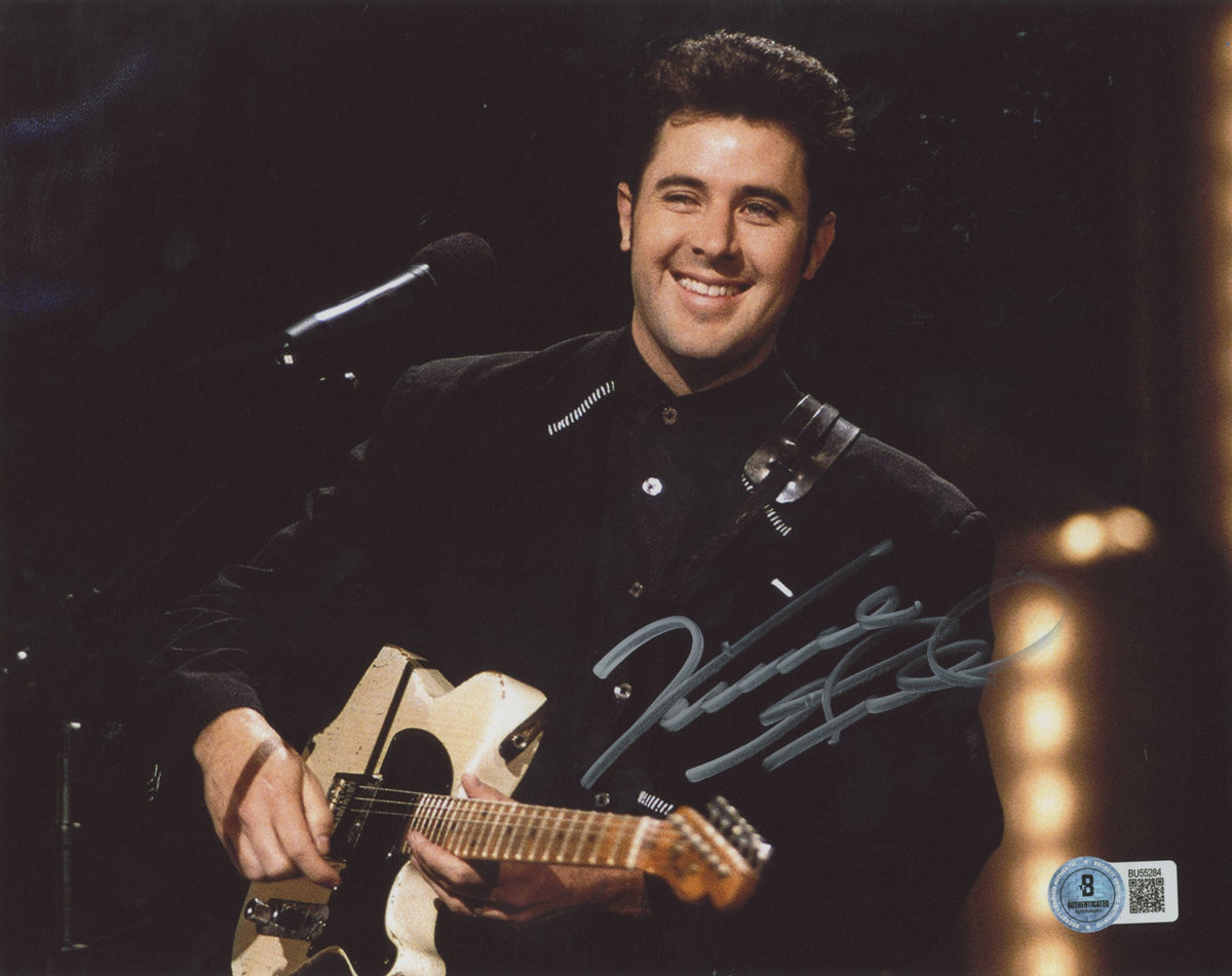 Vince Gill Country Musician Authentic Signed 8x10 Horizontal Photo BAS 4