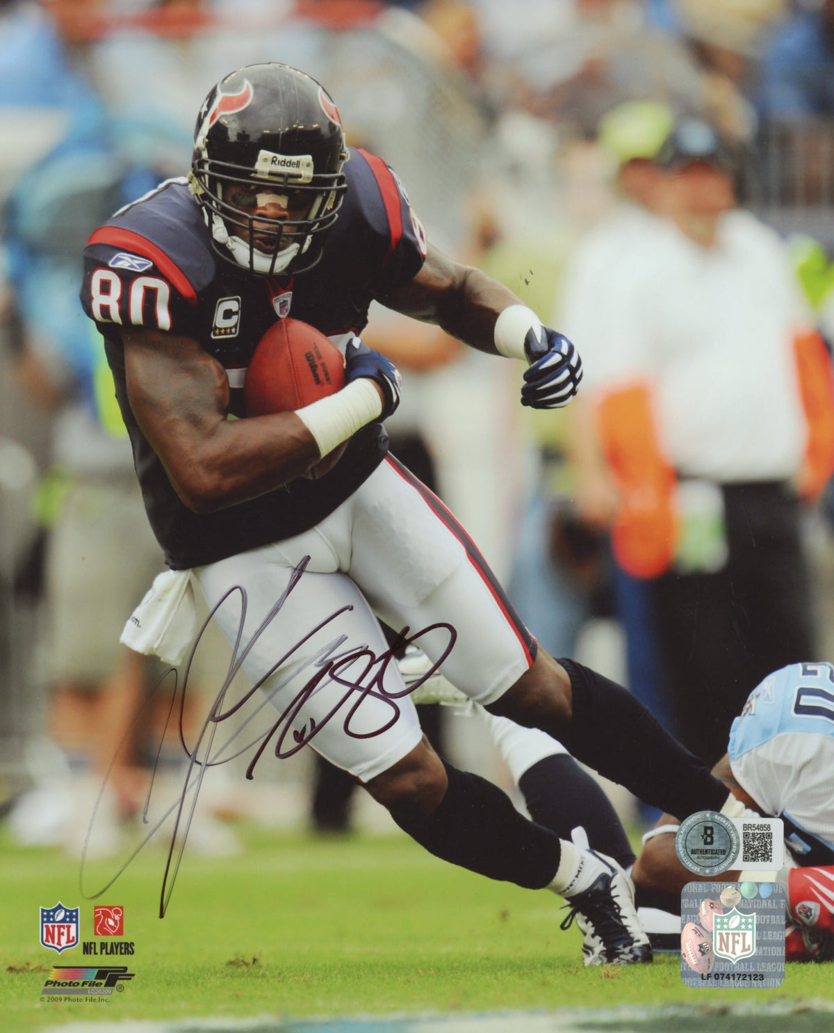 Texans Andre Johnson Authentic Signed 8x10 Photo Autographed BAS #BR54858