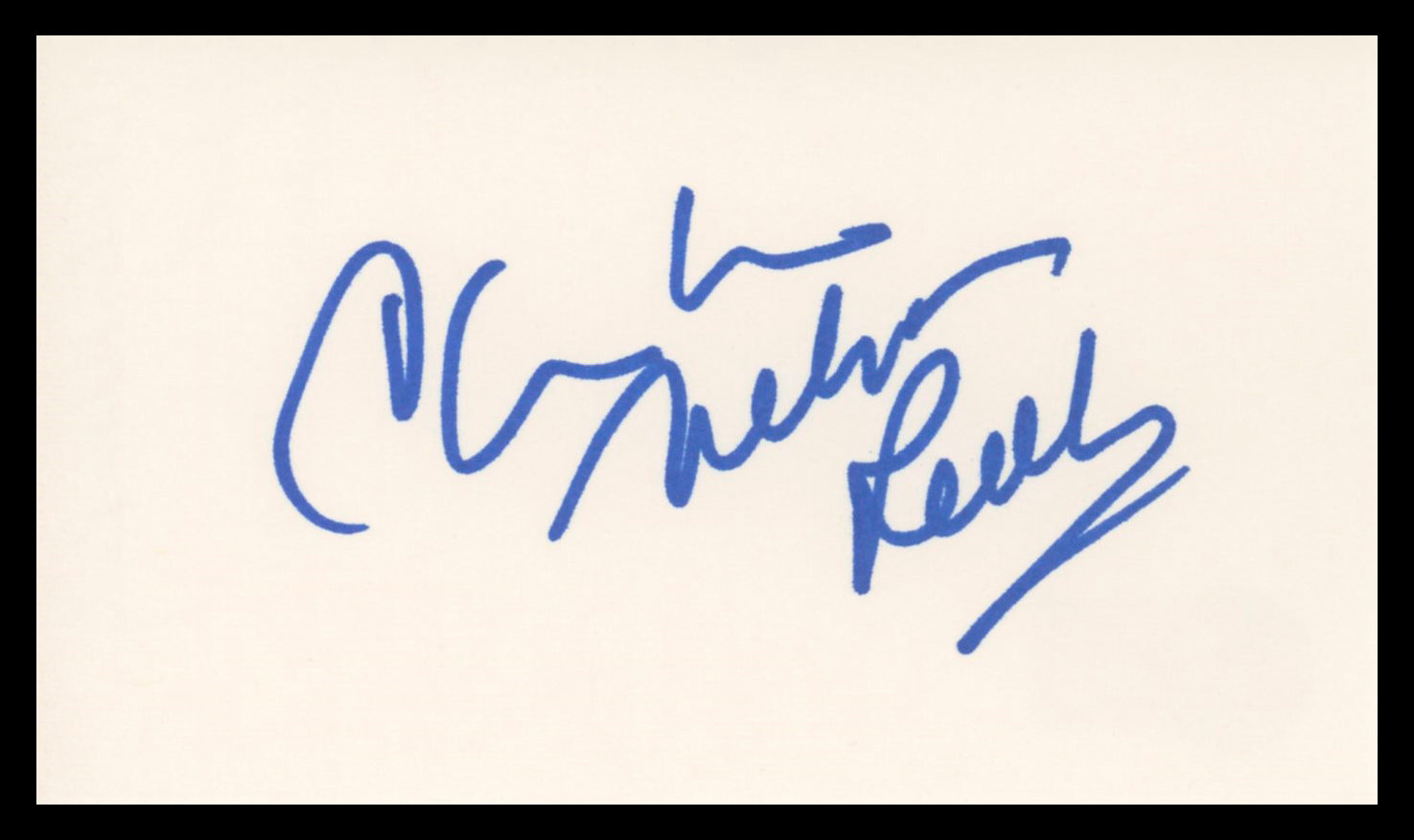 Charles Nelson Reilly Match Game Authentic Signed 3x5 Index Card BAS #BV02146