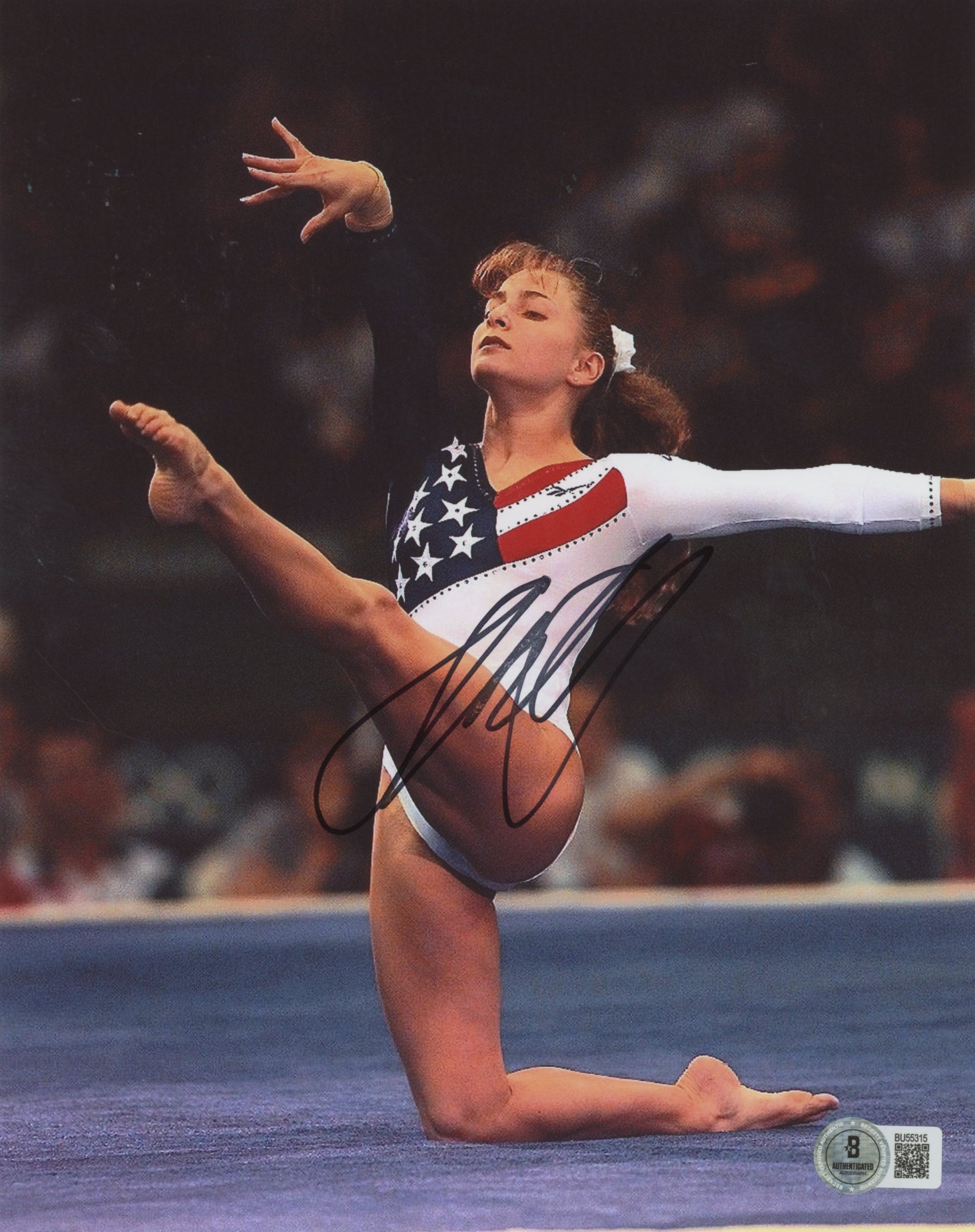 Shannon Miller Team USA Authentic Signed 8x10 Vertical Photo Autographed BAS 3