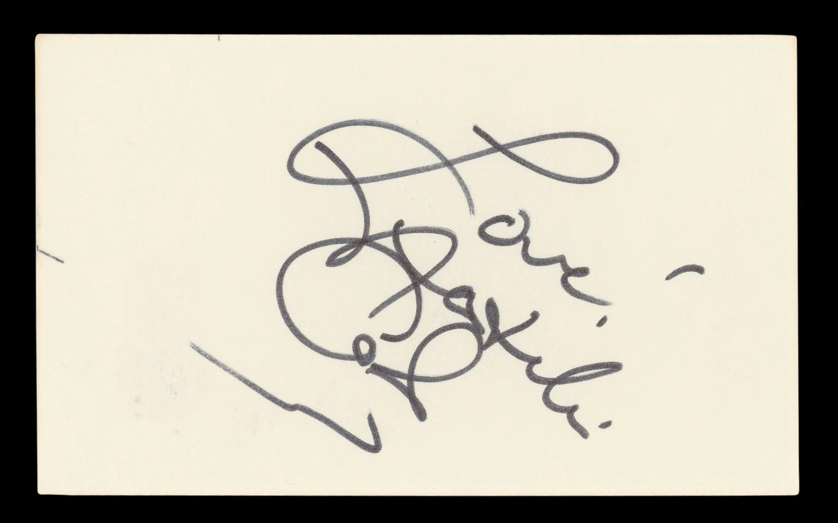 Natalie Cole "Love" Authentic Signed 3x5 Index Card Autographed BAS #BL96710