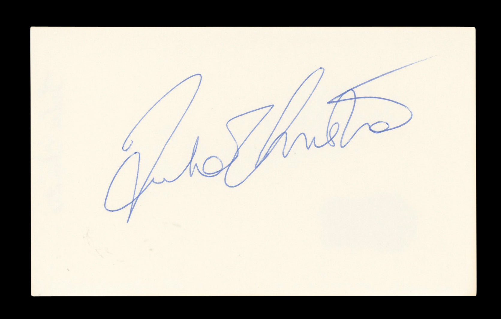 Julie Christie Harry Potter Signed 3x5 Index Card Autographed BAS #AD70302