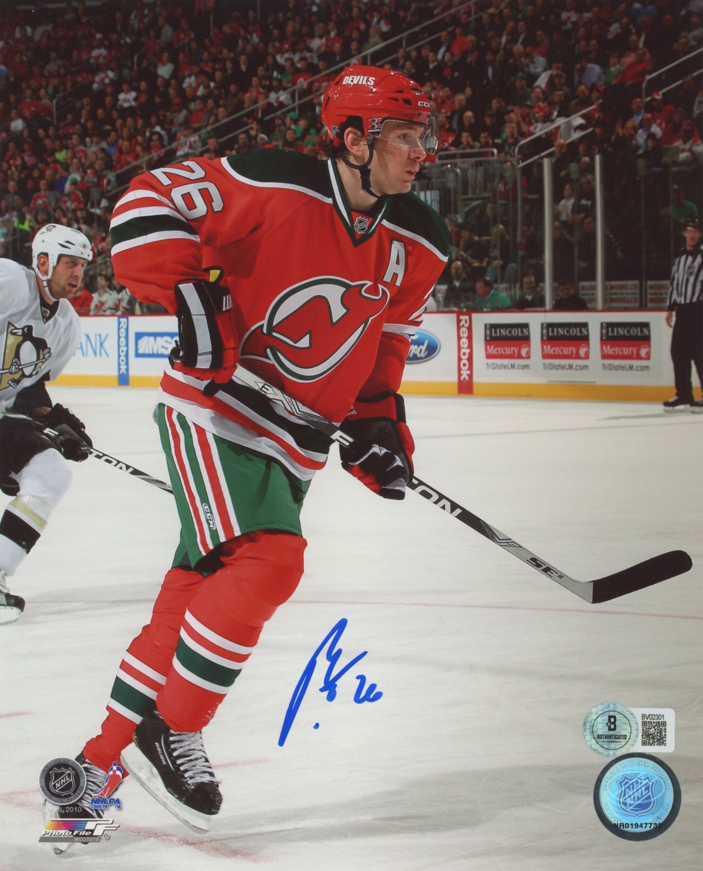 Devils Patrik Elias Authentic Signed 8x10 Vertical Photo BAS #BV02301