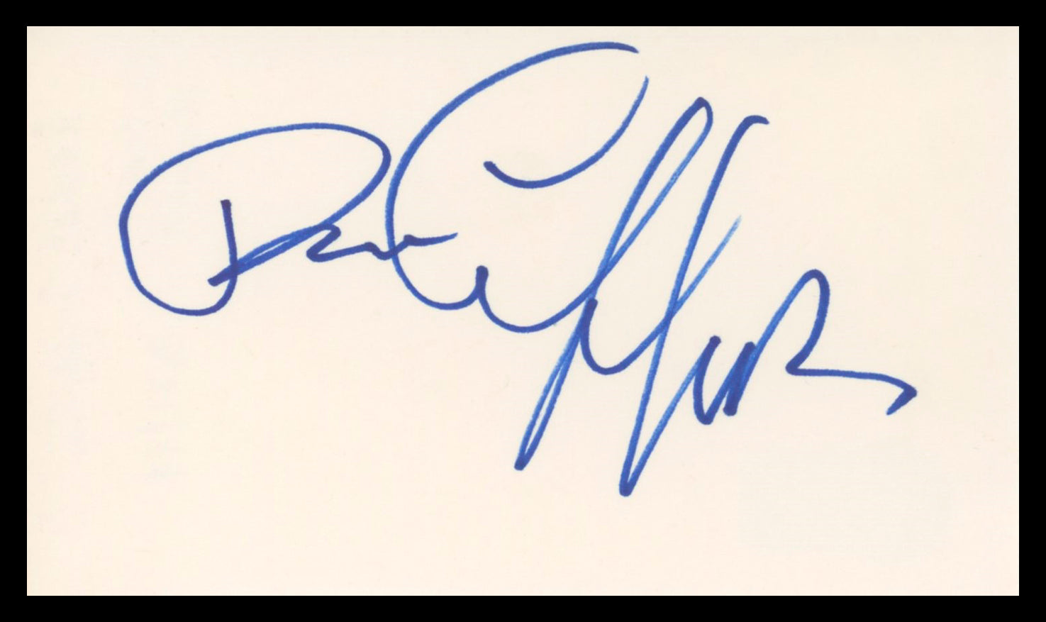 Rachel Griffiths Six Feet Under Authentic Signed 3x5 Index Card BAS #BU64800