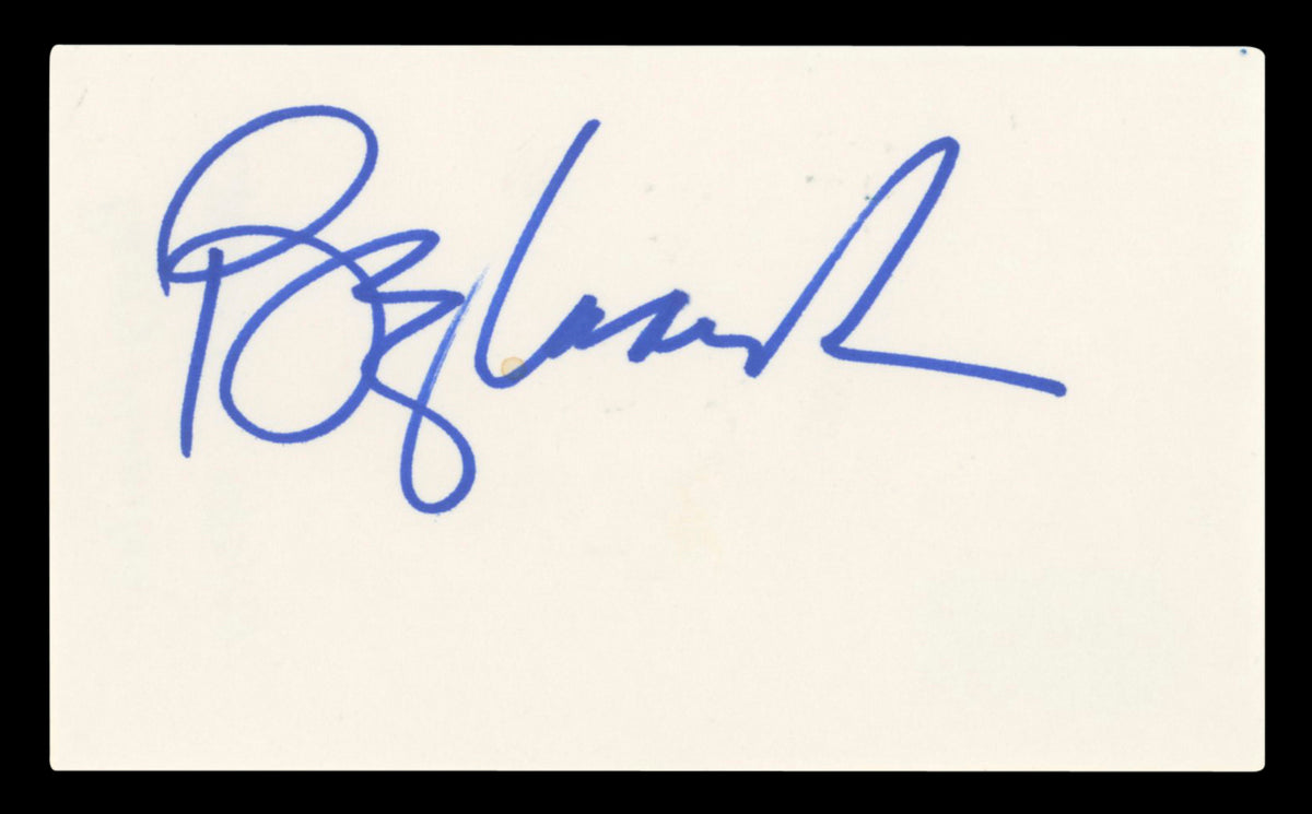 Barry Manilow Authentic Signed 3x5 Index Card Autographed BAS #BV03276
