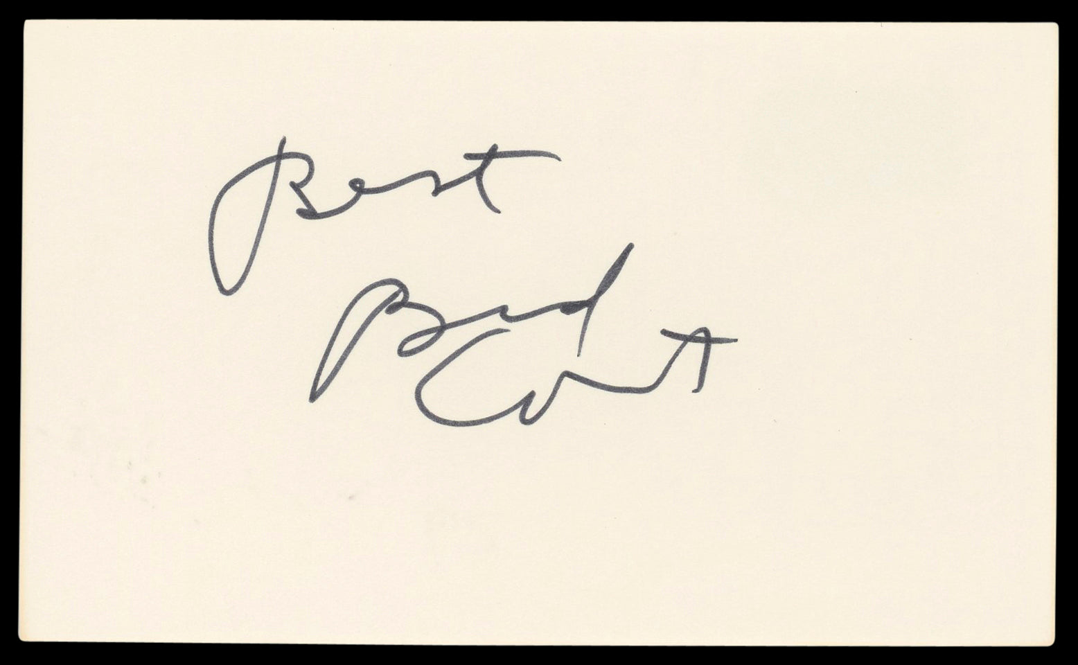 Bud Cort M*A*S*H "Best" Authentic Signed 3x5 Index Card Autographed BAS #BL98590