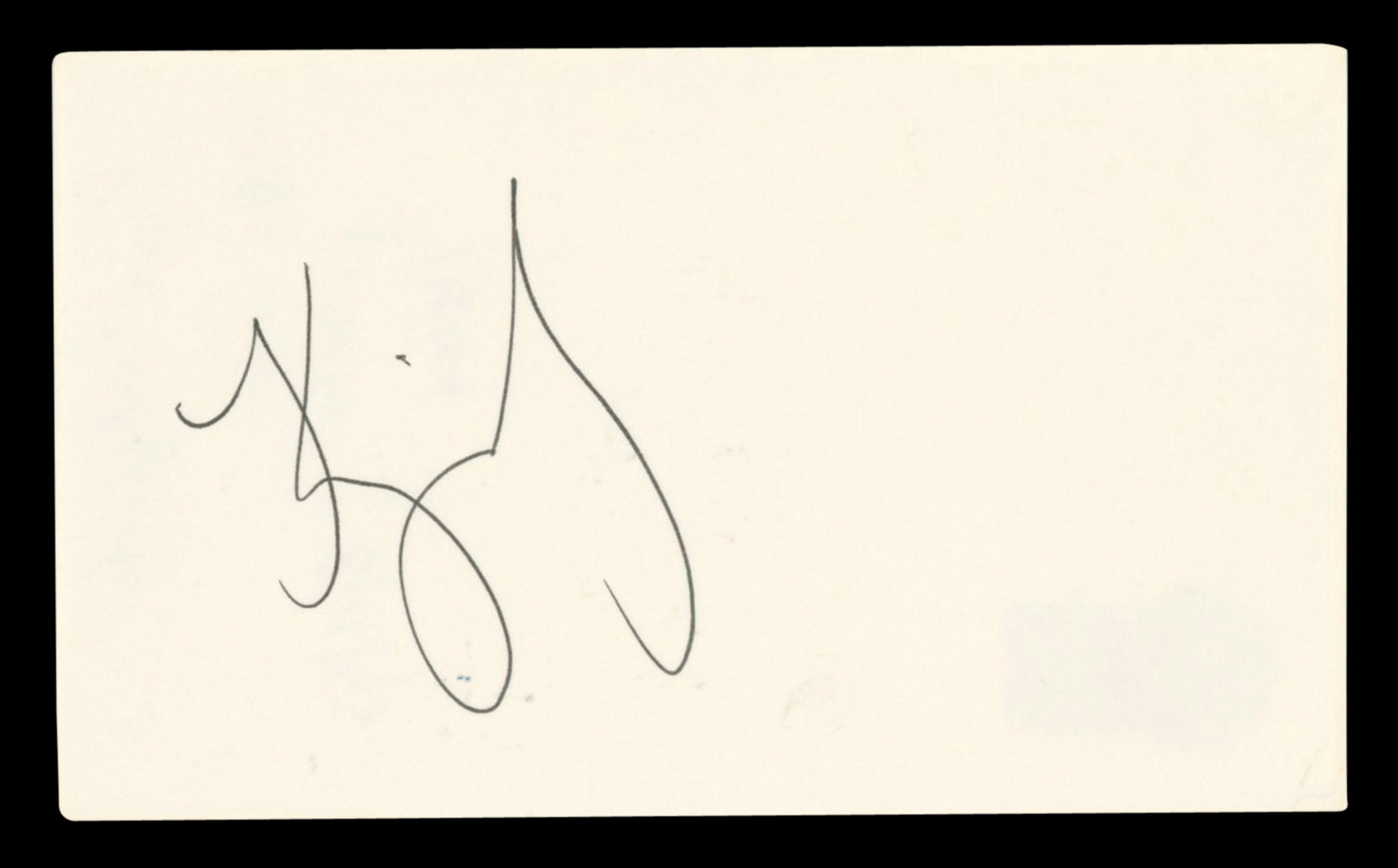 Kyra Sedgwick The Closer Authentic Signed 3x5 Index Card BAS #BV00150
