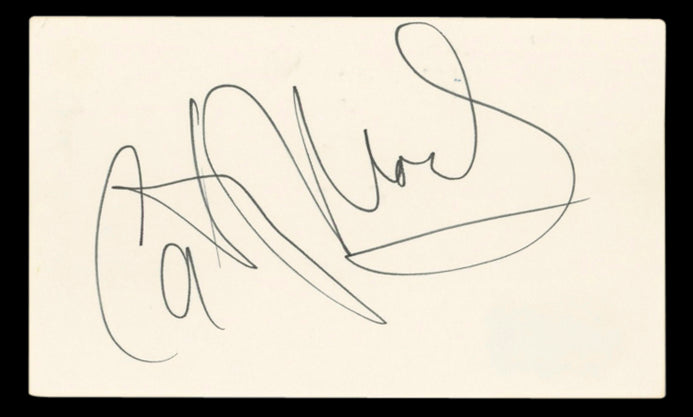 Cathy Moriarty Raging Bull Authentic Signed 3x5 Index Card BAS #BV03132
