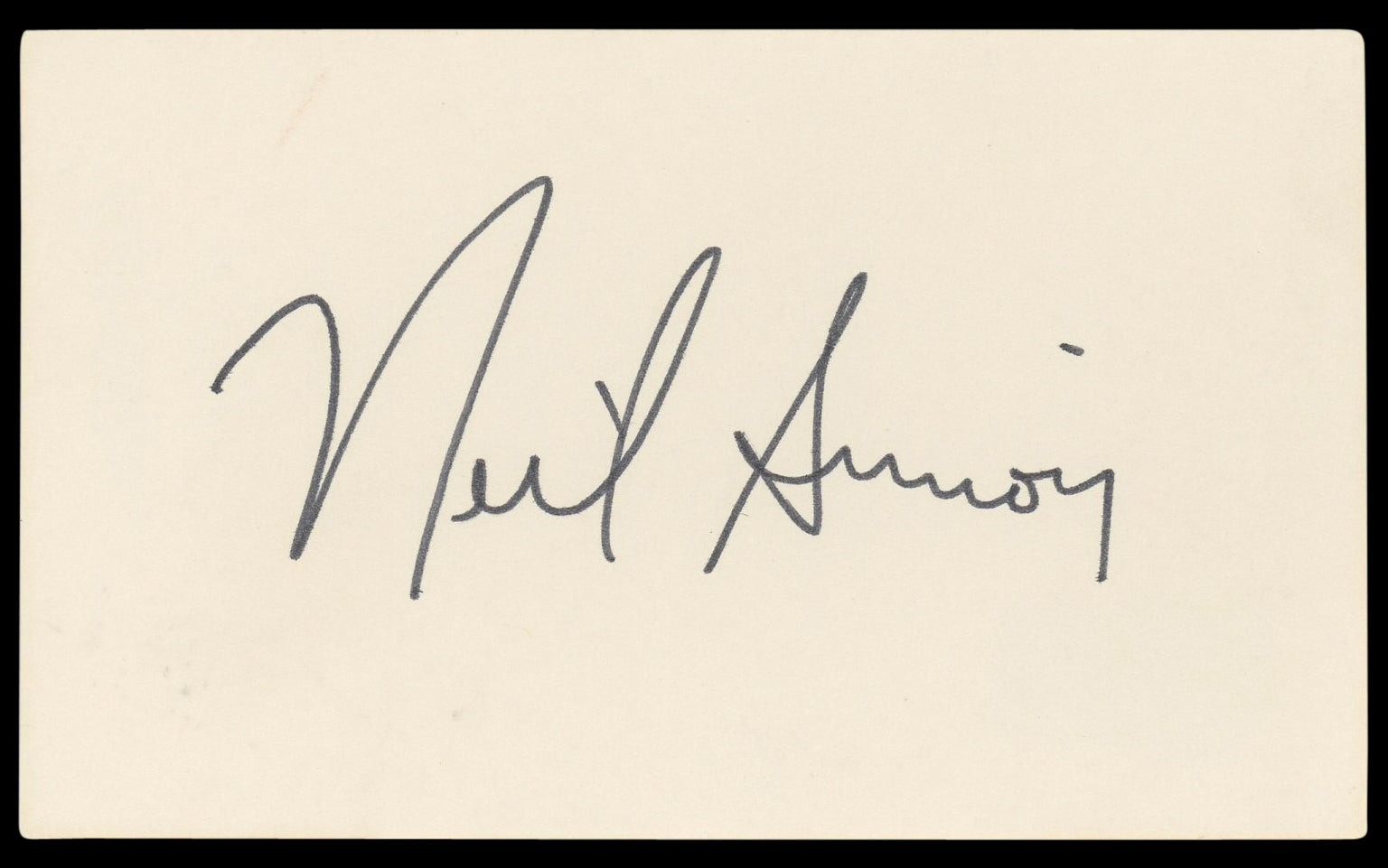 Neil Simon Barefoot in the Park Authentic Signed 3x5 Index Card BAS #BL98572