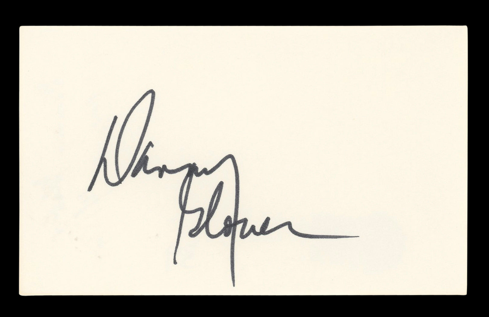 Danny Glover Lethal Weapon Signed 3x5 Index Card Autographed BAS #BL96627