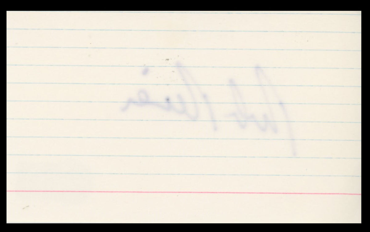 Rob Reiner All In The Family Authentic Signed 3x5 Index Card BAS #BS29367