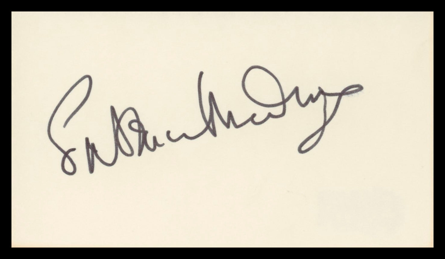Patricia Medina Mr. Arkadin Authentic Signed 3x5 Index Card BAS #BV03101