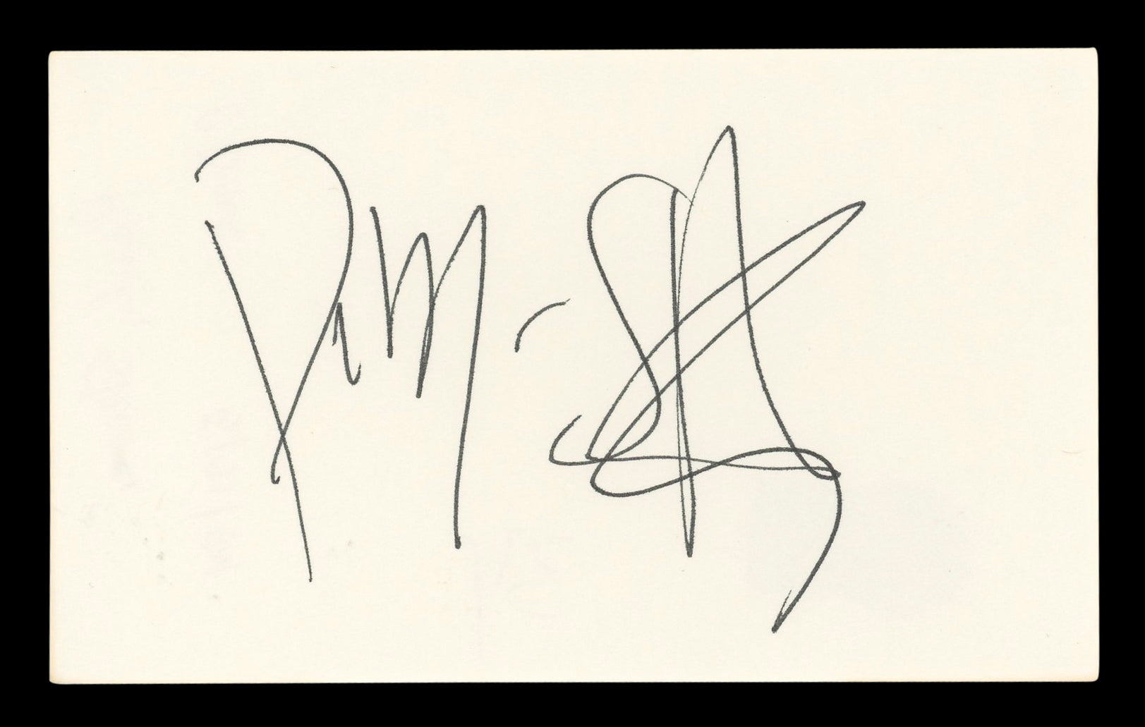Pauly Shore Son in Law Authentic Signed 3x5 Index Card Autographed BAS #BL96632